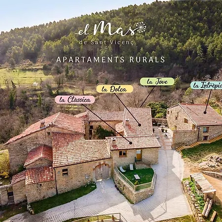 El Mas De Sant Vicenc - Apartamentos Rurales Arseguel Exterior photo